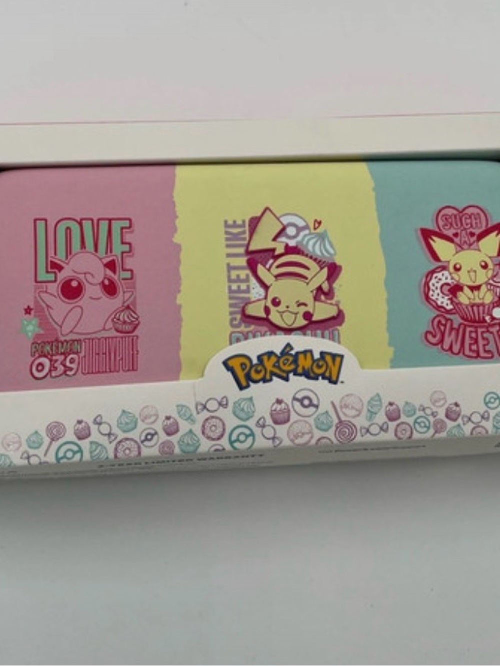 Pokémon Themed Handheld Console protective case - Pink, Yellow, Teal